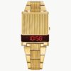 Bulova Archive Series Computron Led Gold-Tone Watch - 97C110