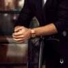 Bulova Archive Series Computron Led Gold-Tone Watch - 97C110 Wrist wear