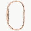 Bulova Diamond Accent Rose-Tone Bangle Watch - 97P142 Sides