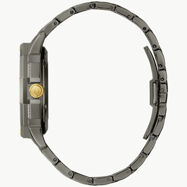 Bulova Octava Automatic Gold Skeleton Dial Watch - 98A293 Sides