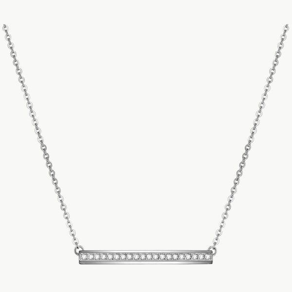 Bulova Crystal Ladies Necklace - 98X126