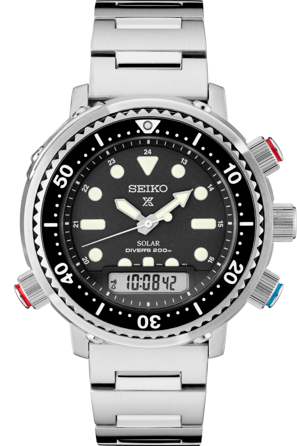Seiko Prospex Solar Analog-Digital Diver Watch - SNJ033