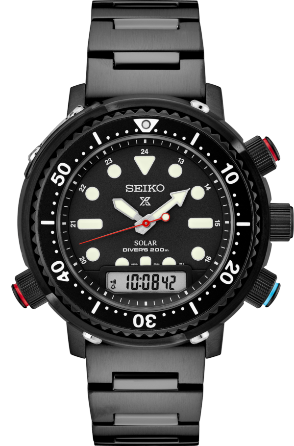 Seiko Prospex Solar Analog-Digital Diver Watch - SNJ037
