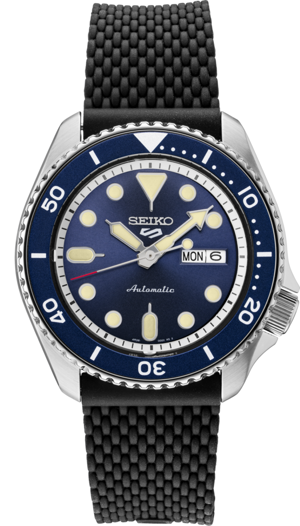 Seiko 5 Sports 24 Jewels Blue Sunray Dial Watch