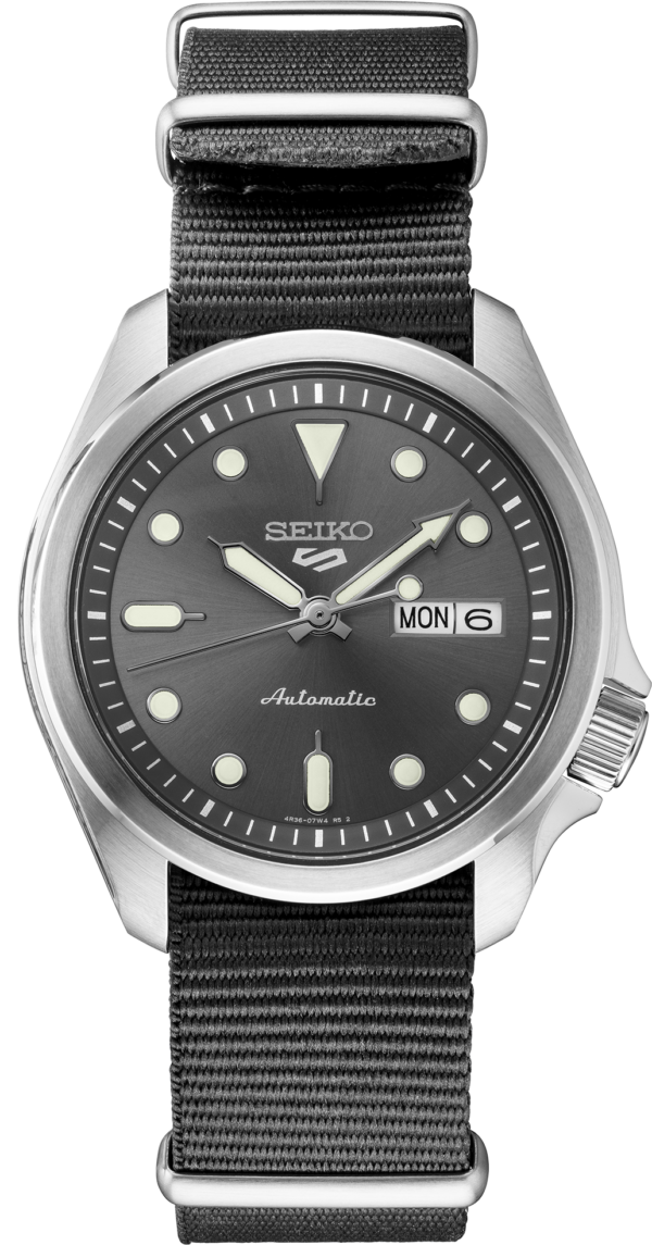 Seiko 5 Sports With Gray sunray Dial Watch