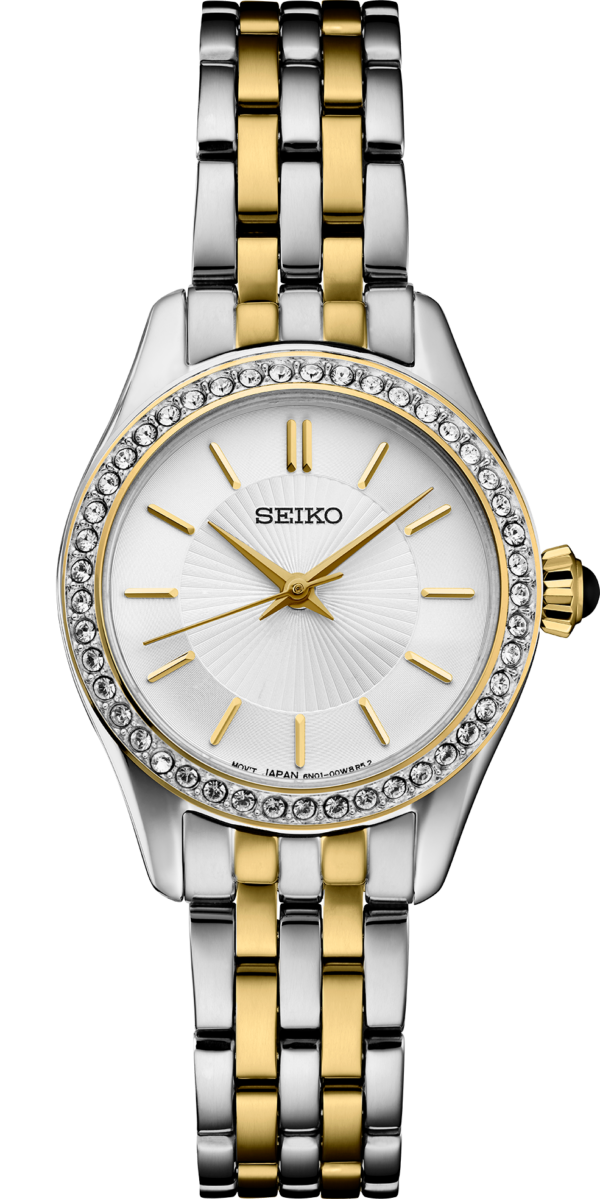 SEIKO Ladies Essentials Gold and Silver-tone Watch - SUR540