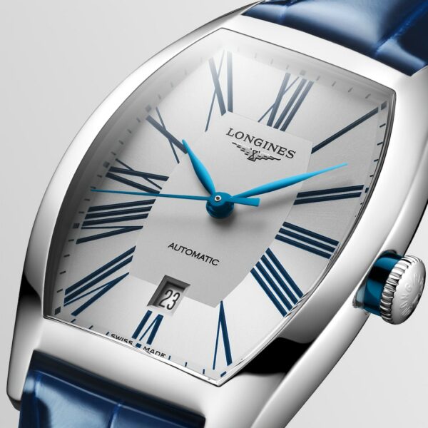 Longines Evidenza Blue Edition Watch - L2.142.4.70.2 Dial Close view