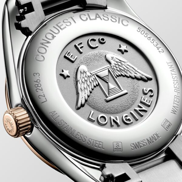 Longines Conquest Classic Watch - L2.286.3.92.7 Back detail