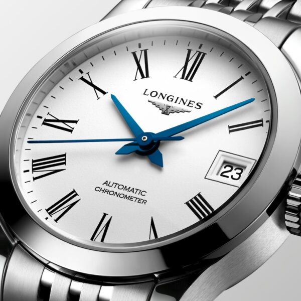 Longines Record Automatic Chronometer Watch -L2.320.4.11.6 Dial Detail