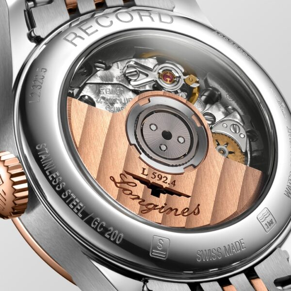 Longines Record Watchmaking Automatic Watch - L2.320.5.87.7 Back Detail