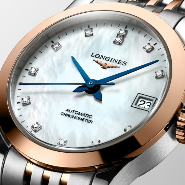 Longines Record Watchmaking Automatic Watch - L2.320.5.87.7 Dial Detail