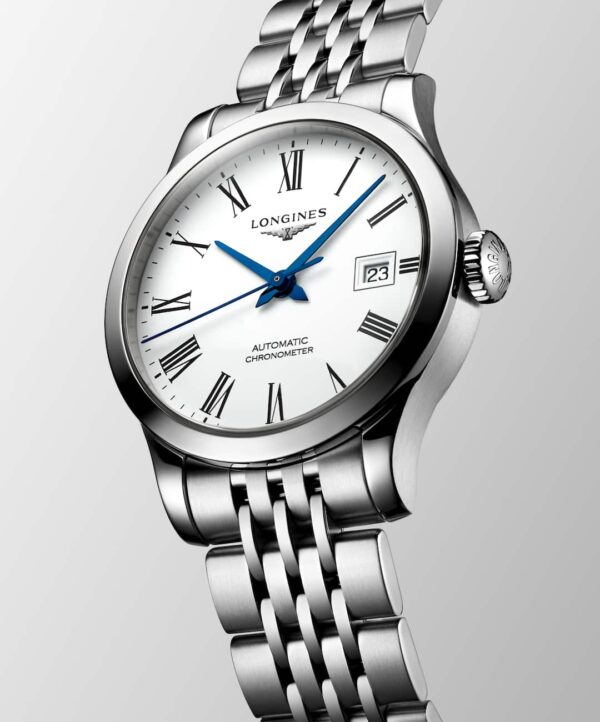 Longines Record Automatic Chronometer Watch - L2.321.4.11.6 Sides