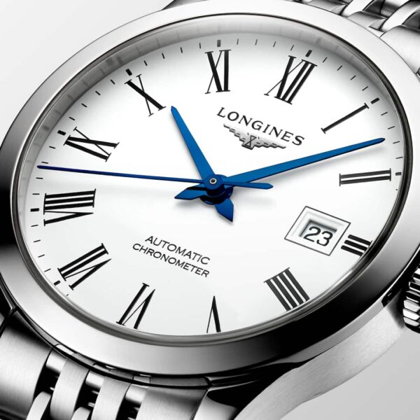 Longines Record Automatic Chronometer Watch - L2.321.4.11.6 Dial view