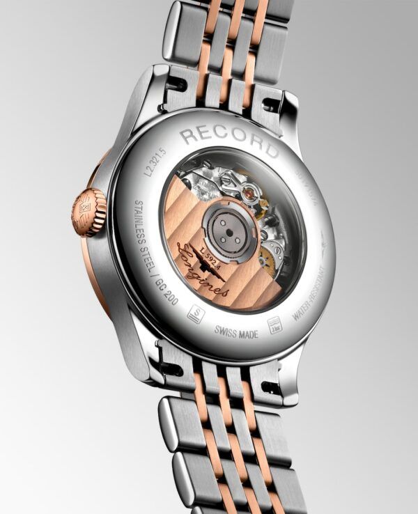 Longines Record Automatic Chronometer Watch - L2.321.5.72.7 Back