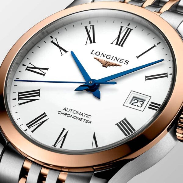 Longines Record Automatic Chronometer Watch - L2.321.5.72.7 Dial Detail