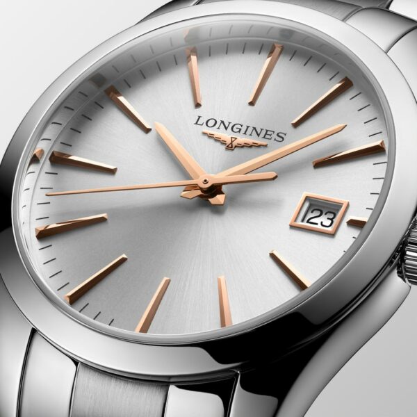 Longines Conquest Classic Quartz Watch - L2.386.4.72.6 Dial detail