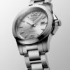 Longines Conquest Quartz Ladies Watch - L3.376.4.76.6 Dial close