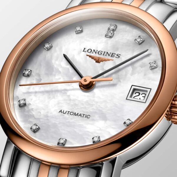 The Longines Elegant Collection Watch - L4.309.5.87.7 Dial Detail