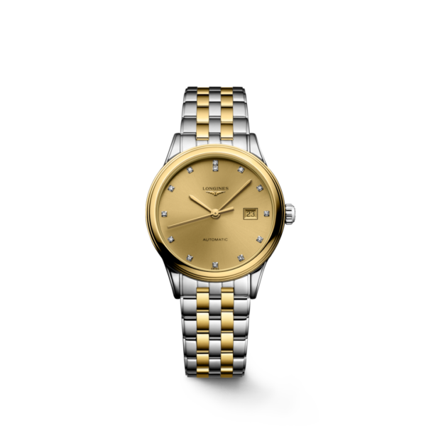 Longines Flagship Automatic Diamond Watch - L4.374.3.37.7
