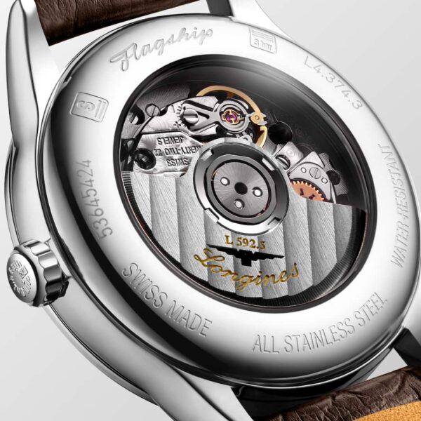 Longines Flagship Automatic Men's Watch - L4.984.4.79.2 Back Detail