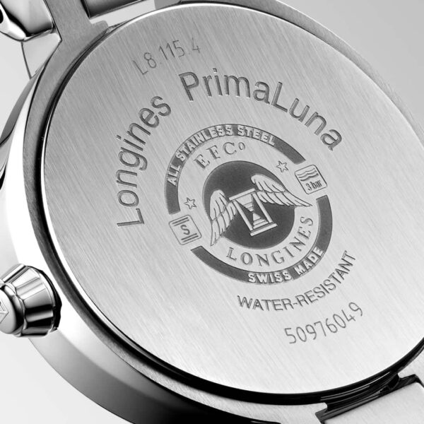 Longines PrimaLuna Elegant Watch - L8.115.4.67.6 Dial Back Detail
