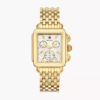 Michele Deco 18k Gold Diamond Dial Watch MWW06A000780