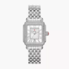Michele Deco Madison Mid Stainless Diamond Watch MWW06G000001
