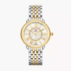 Michele Serein Mid Two-Tone 18K Gold Diamond Dial Watch MWW21B000148