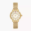 Michele Sidney Classic 18K Gold Diamond Watch MWW30B000004