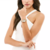 Michele Sidney Classic 18K Gold Diamond Watch MWW30B000004 - 3
