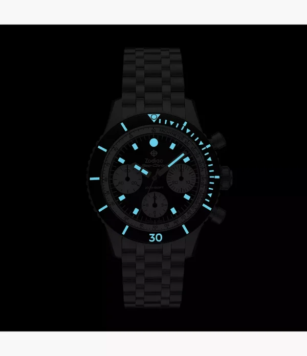 Zodiac Sea-Chron Automatic Stainless Steel Watch ZO3604 - 7