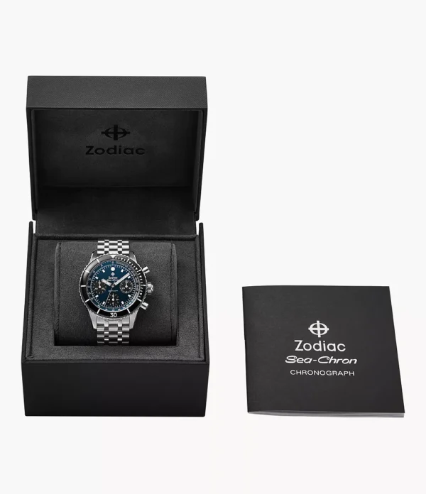 Zodiac Sea-Chron Automatic Stainless Steel Watch ZO3605 - 5