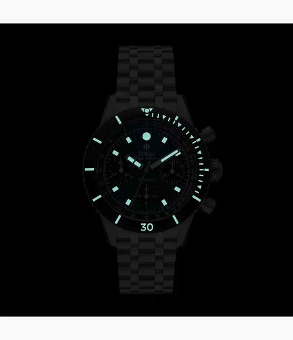 Zodiac Sea-Chron Automatic Stainless Steel Watch ZO3605 - 6