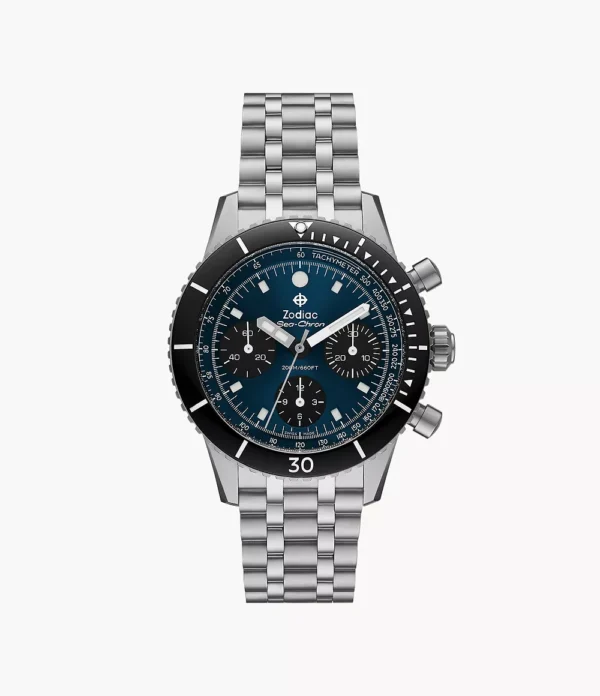Zodiac Sea-Chron Automatic Stainless Steel Watch ZO3605