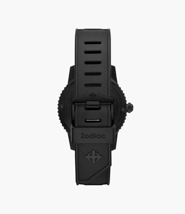 Zodiac Super Sea Wolf Compression Diver Automatic Rubber Strap Watch ZO9297 - 1