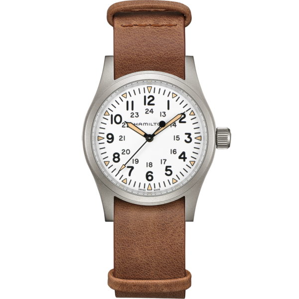 Hamilton Khaki Field Hand Wind White Dial Watch