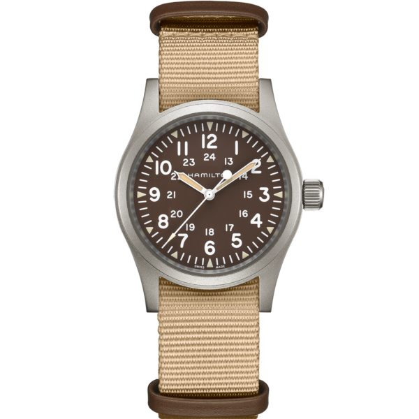 Hamilton Khaki Field Mechanical Brown Dial Watch