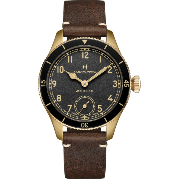 Hamilton Khaki Pilot Pioneer Bronze Watch png
