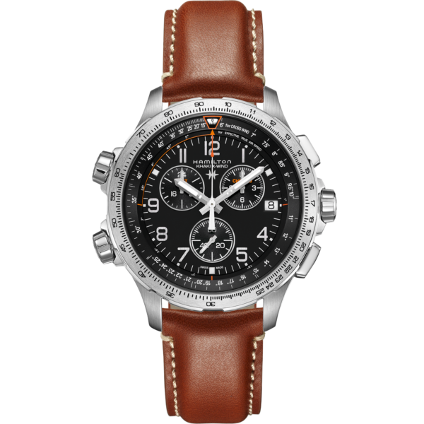 Hamilton Khaki Aviation X-Wind GMT Chrono Quartz Watch