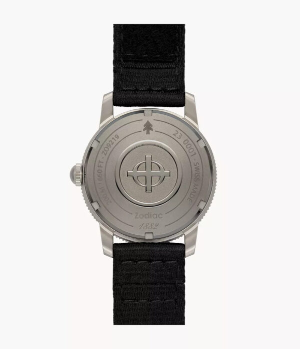 Zodiac Super Sea Wolf Titanium Skin Diver Automatic Watch ZO9219 - Dial Back