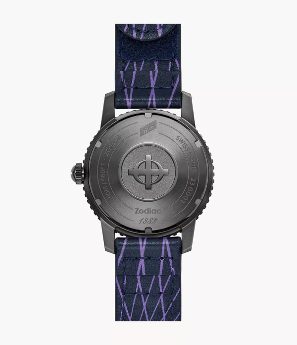 Zodiac Super Sea Wolf Laser Tag Edition Compression Diver Automatic Watch ZO9306 - Dial Back