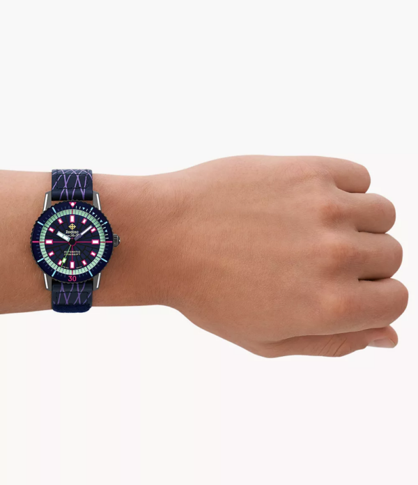 Zodiac Super Sea Wolf Laser Tag Edition Compression Diver Automatic Watch ZO9306 - Watch in wrist