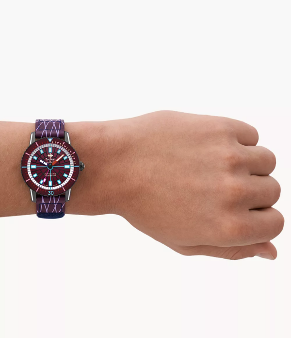 Zodiac Super Sea Wolf Laser Tag Edition Compression Diver Automatic Watch ZO9307 - Watch in wrist