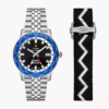 Zodiac x Rowing Blazers Super Sea Wolf GMT World Time Automatic Watch ZO9414