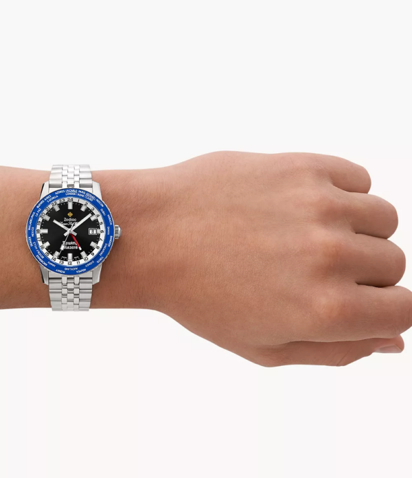 Zodiac x Rowing Blazers Super Sea Wolf GMT World Time Automatic Watch ZO9414 -Watch in wrist