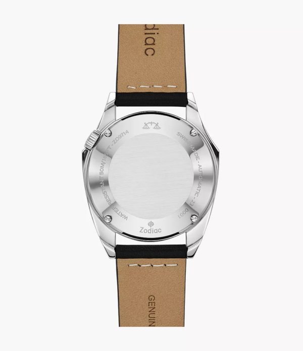 Zodiac Dress Olympos Automatic Leather Watch ZO9714 - Dial Back