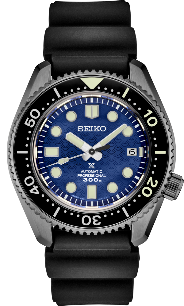 Seiko Luxe Prospex Seigaiha - Inspired U.S. Special Edition Dial View