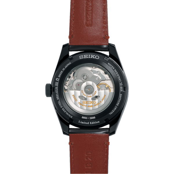 Seiko Presage Sharp Edged Series Kabuki-inspired Limited Edition Automatic Watch SPB329 back side