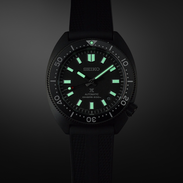 Seiko Prospex Black Series Limited Edition Men's Automatic Watch SPB335 lighting view