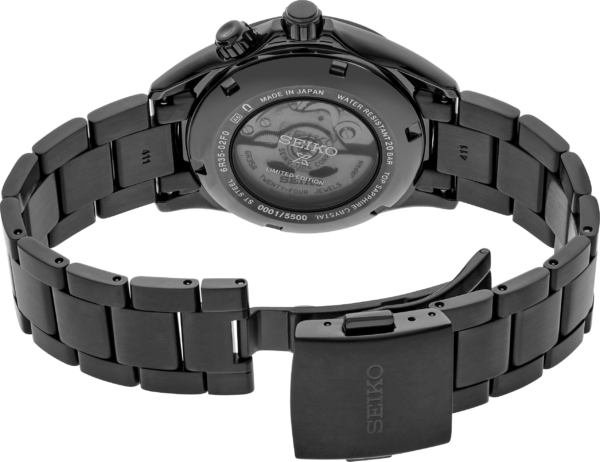 Seiko Prospex Alpinist Black Series Limited Edition Men's Automatic Watch Backsides